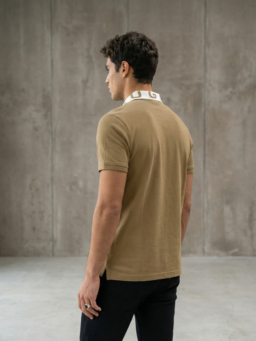 Coastal Zip Polo - Desert Khaki