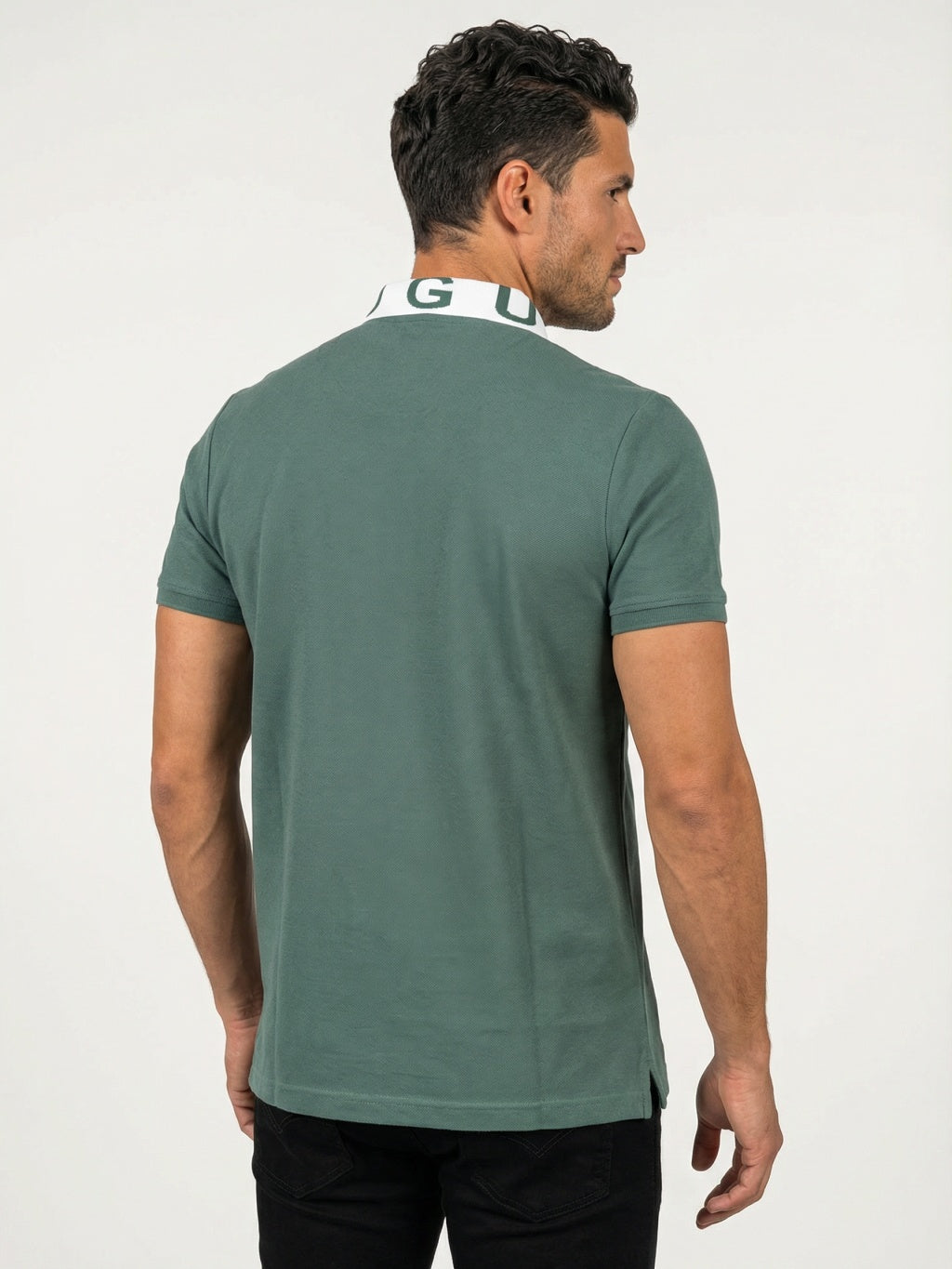 Coastal Zip Polo - Forest Green
