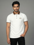 Heritage Trim Polo - Arctic White