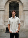 Maison Grid Polo - Ivory Cream