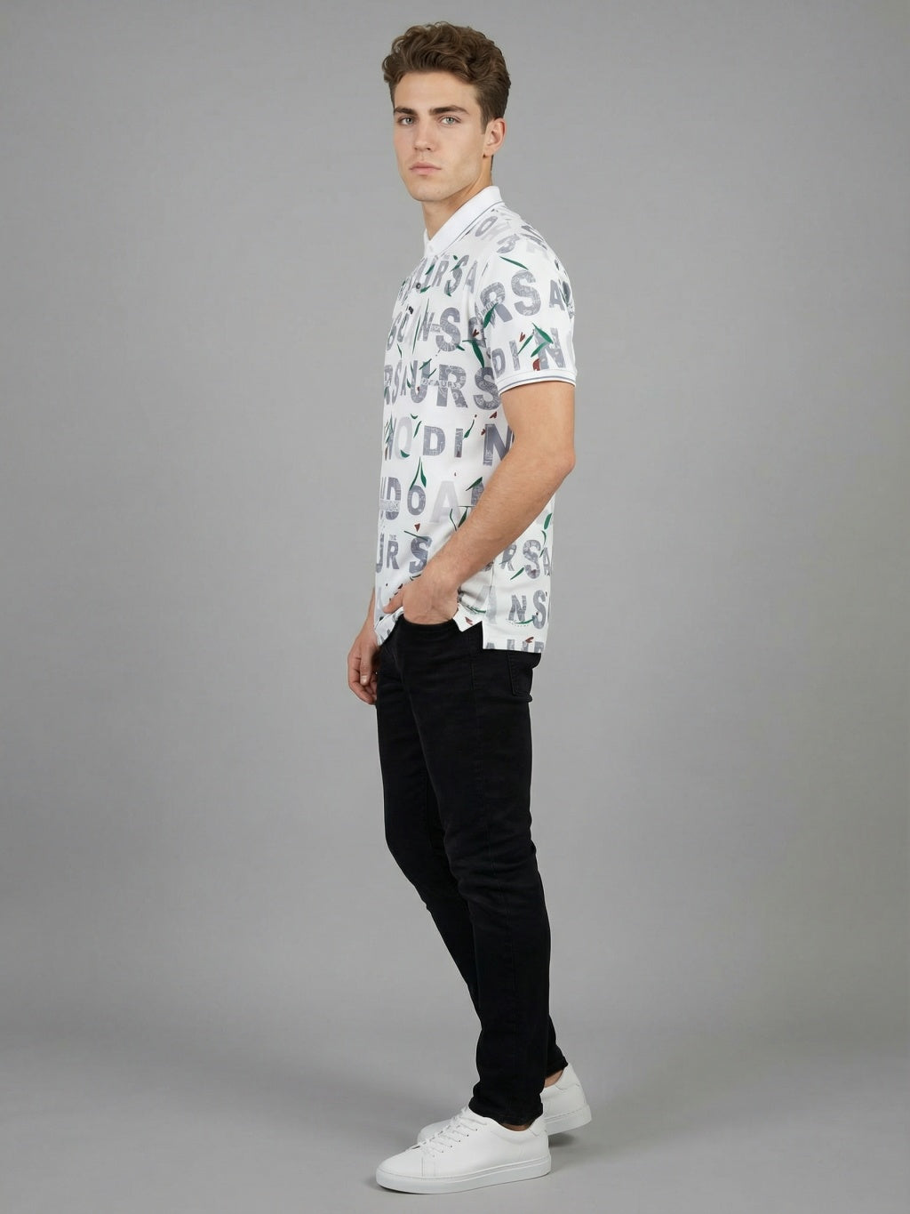 Signature Polo - Ivory White